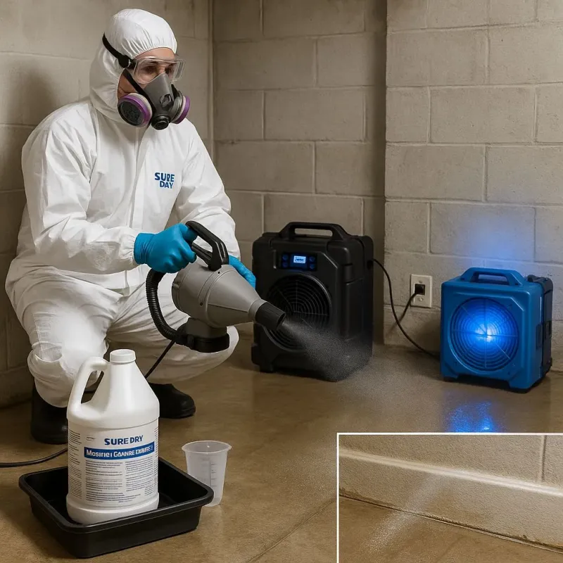 Sanitization and Odor Removal process in Eucalyptus Hills, CA