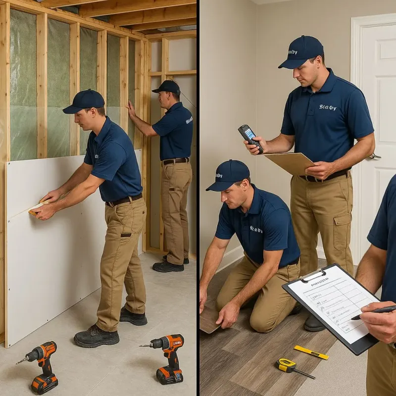 Repairs and Reconstruction process in Eucalyptus Hills, CA